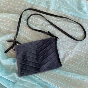 Crushed Velvet Mini Crossbody Purse from Old Navy